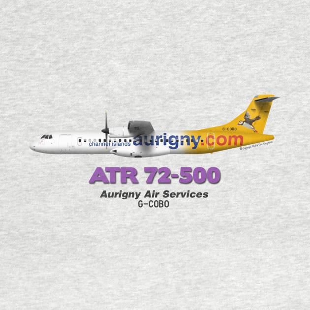 Avions de Transport Régional 72-500 - Aurigny Air Services by TheArtofFlying